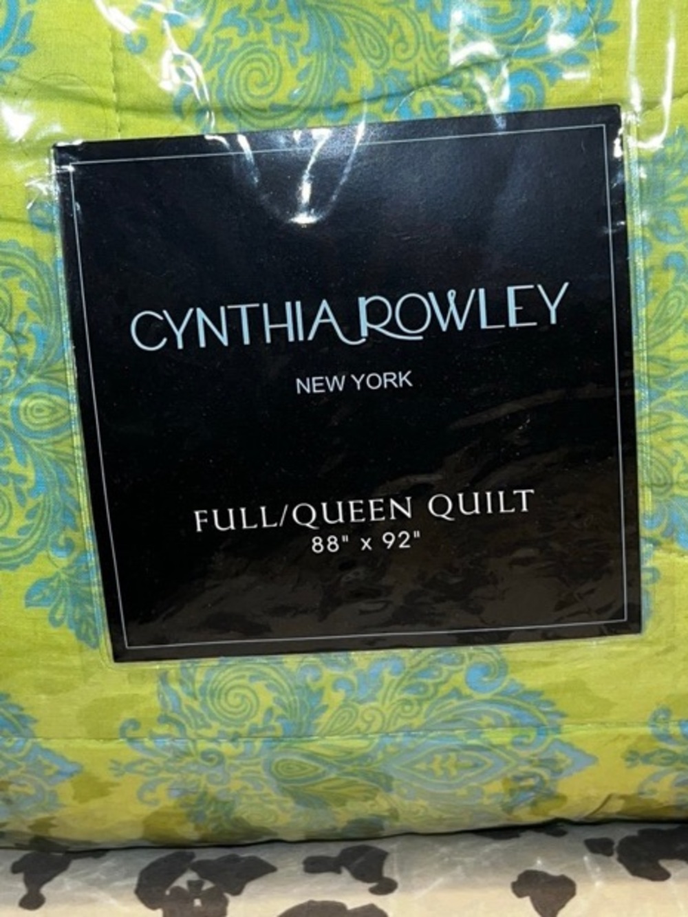 Cynthia Rowley Full/Queen Reversible Quilt - Picture 11 of 11